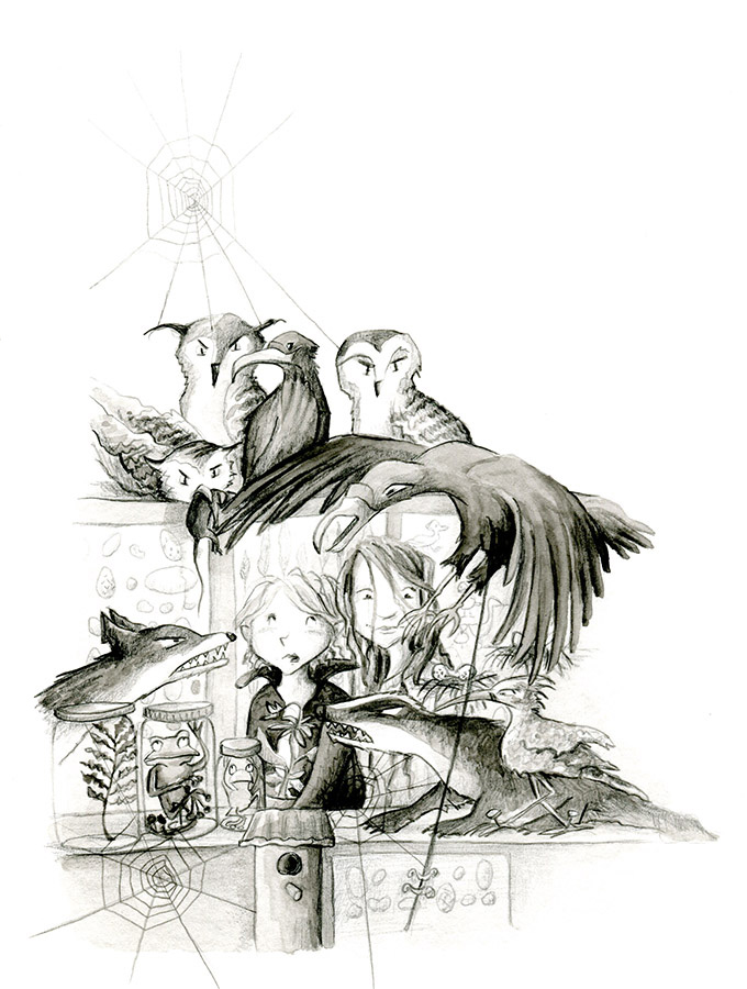 Vignette, stuffed animals