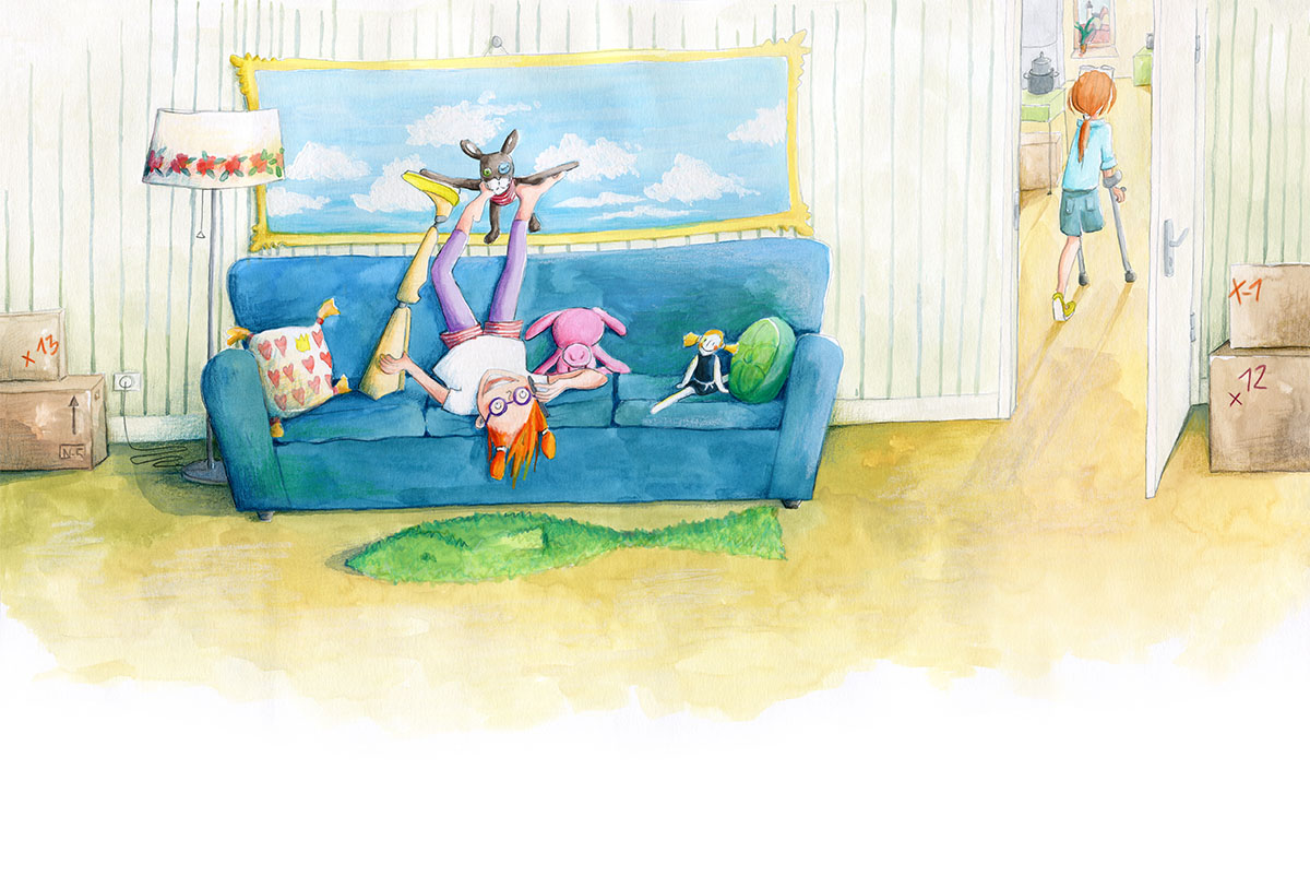 Living room picture book