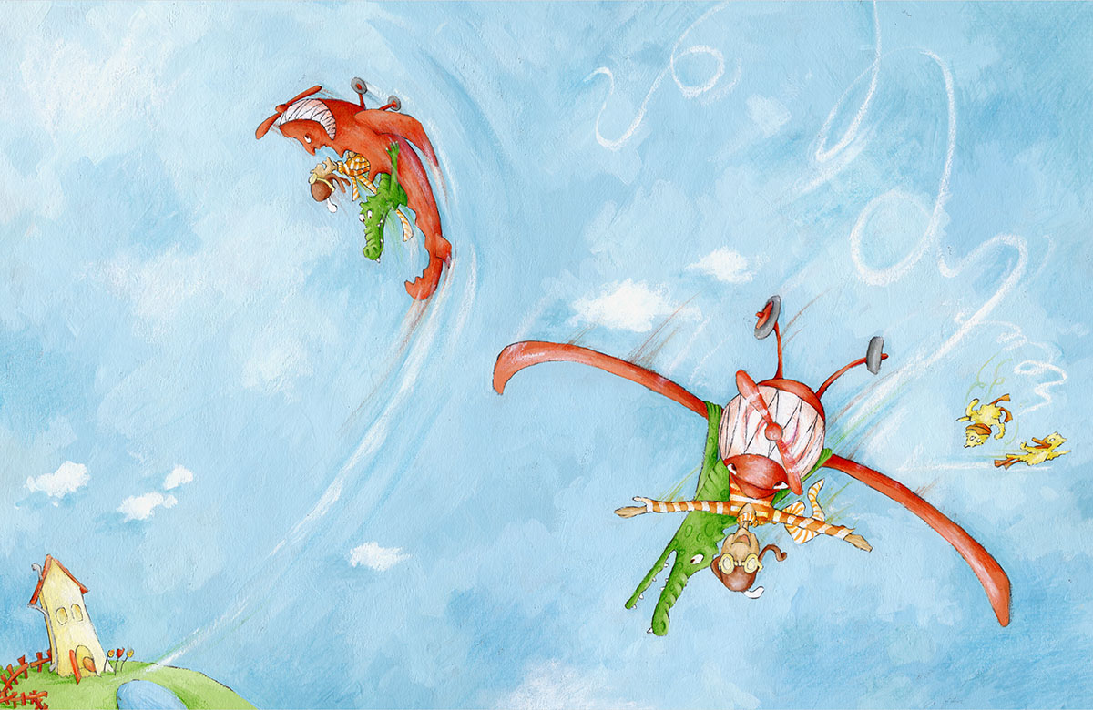 Crocodile flies